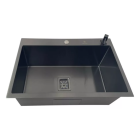 Cuba Gourmet Quadrada Aço Inox 60x40cm Black - Construinox